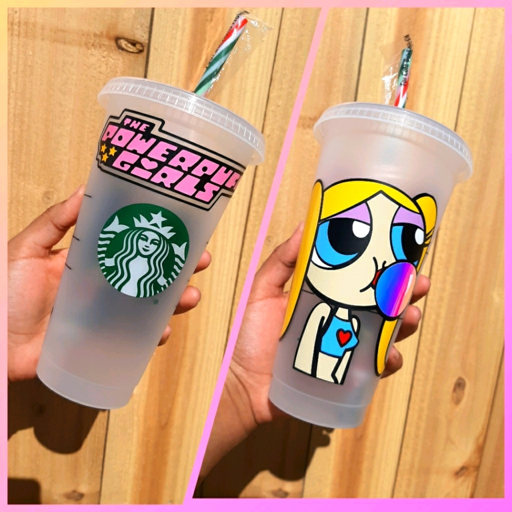 The Powerpuff Girls Starbucks Cup